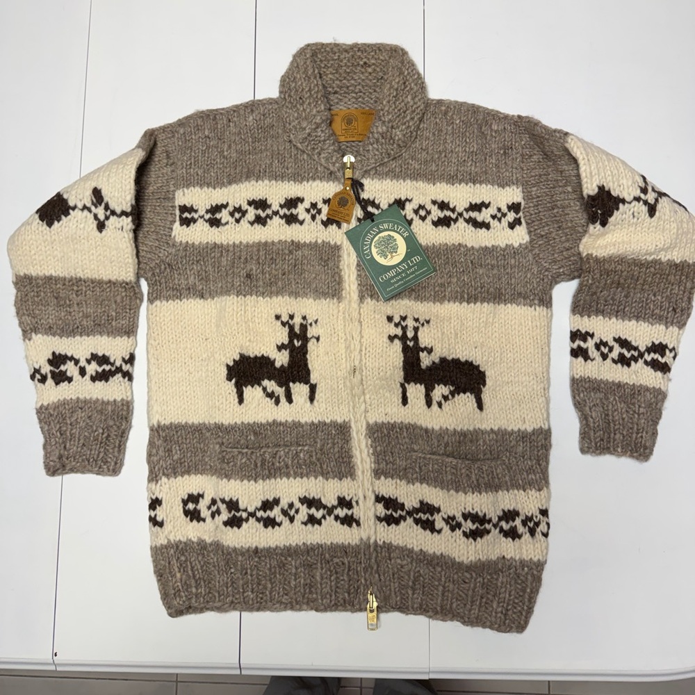 Canadian Sweater Company cowichan sweater cardigan
